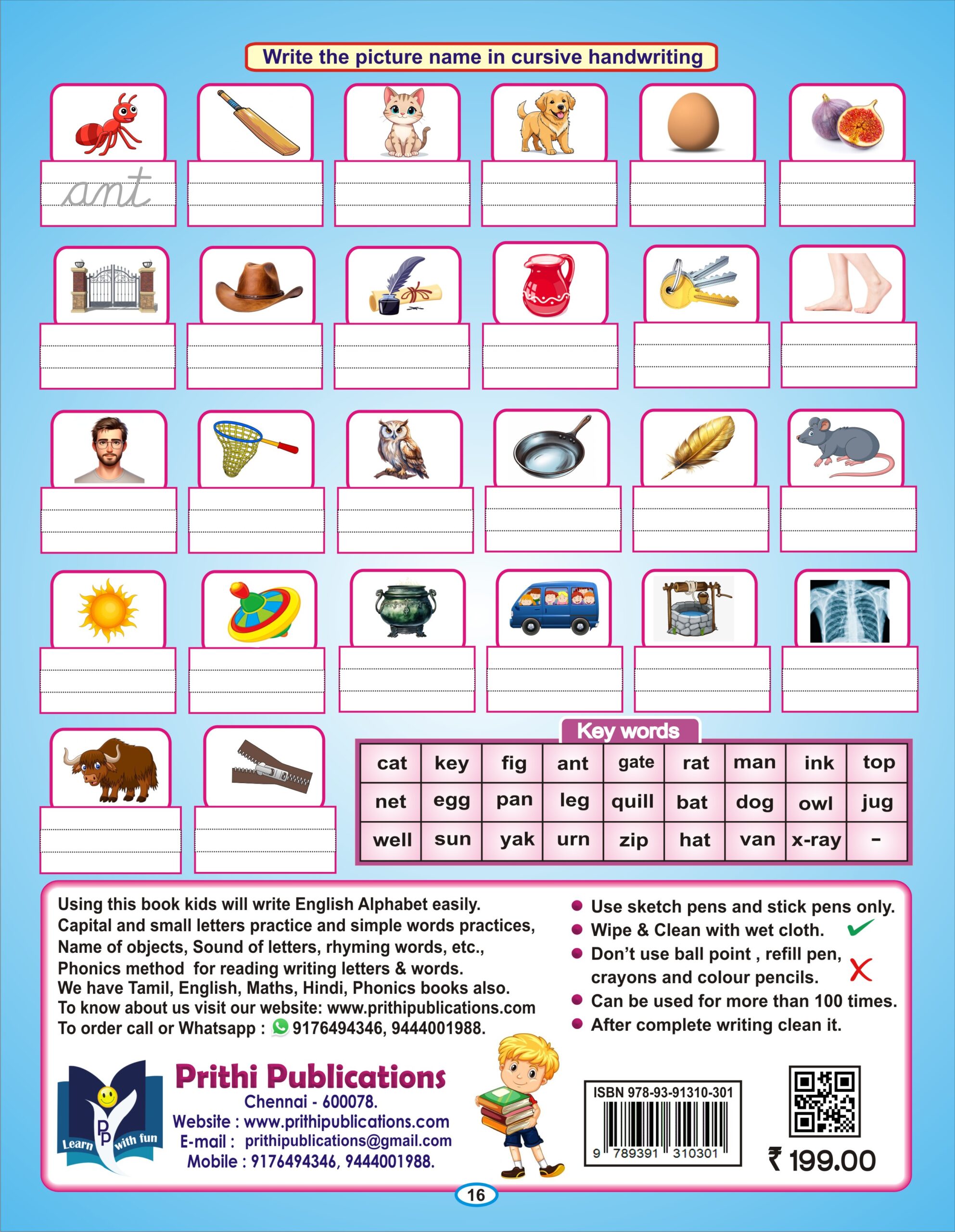 Reusable Cursive Writing 3 Books combo - Image 11